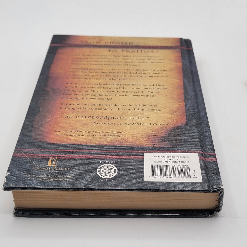 Ted Dekker The Lost Books Chosen Infidel Hardcover 1st Edition Fantasy Set Good - Picture 8 of 16